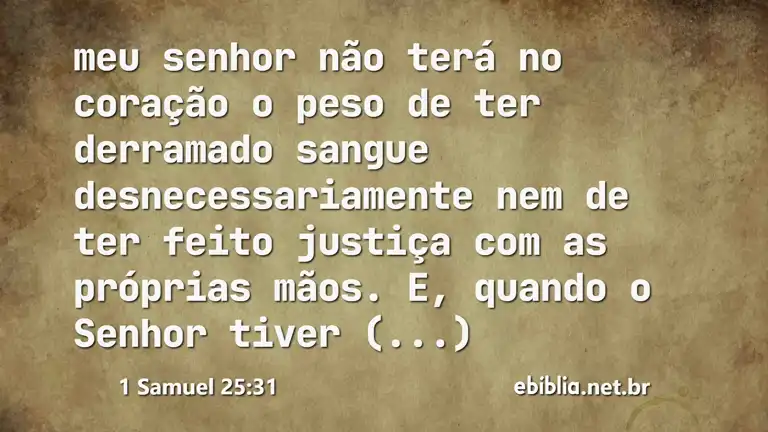 1 Samuel 25:31