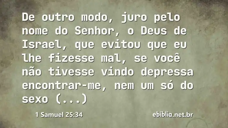 1 Samuel 25:34