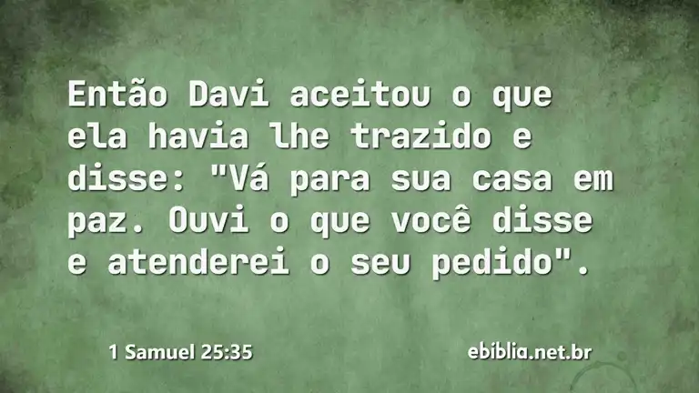 1 Samuel 25:35