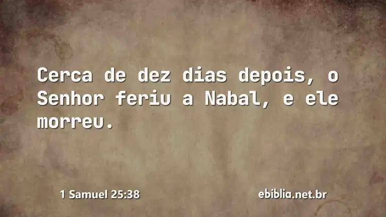 1 Samuel 25:38