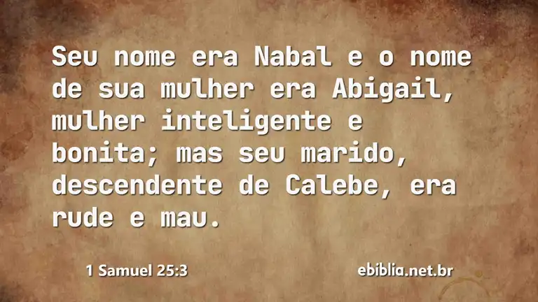 1 Samuel 25:3