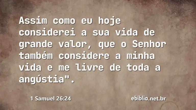 1 Samuel 26:24