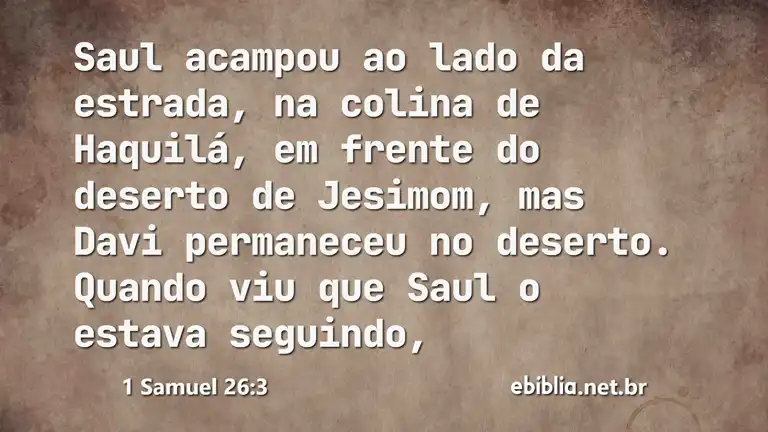 1 Samuel 26:3