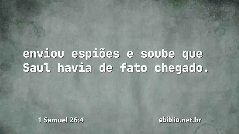 1 Samuel 26:4