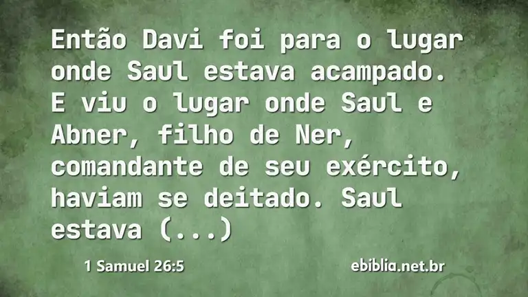 1 Samuel 26:5