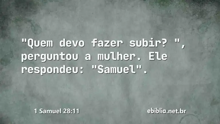 1 Samuel 28:11