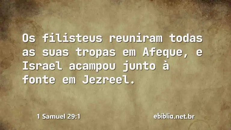 1 Samuel 29:1