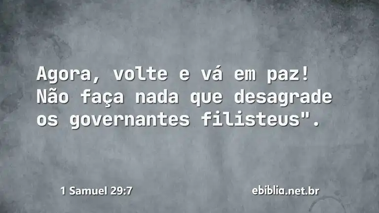 1 Samuel 29:7