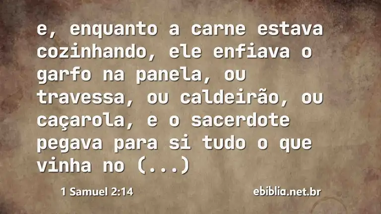 1 Samuel 2:14