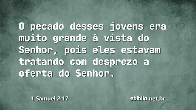 1 Samuel 2:17