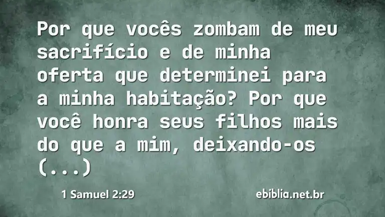 1 Samuel 2:29