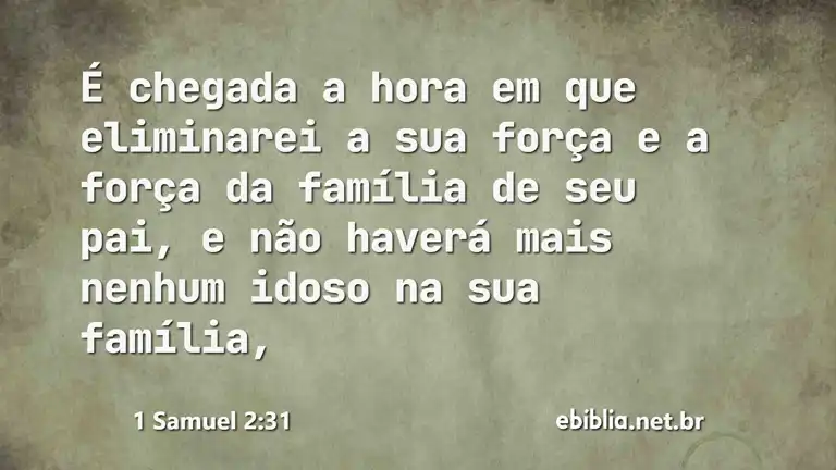 1 Samuel 2:31