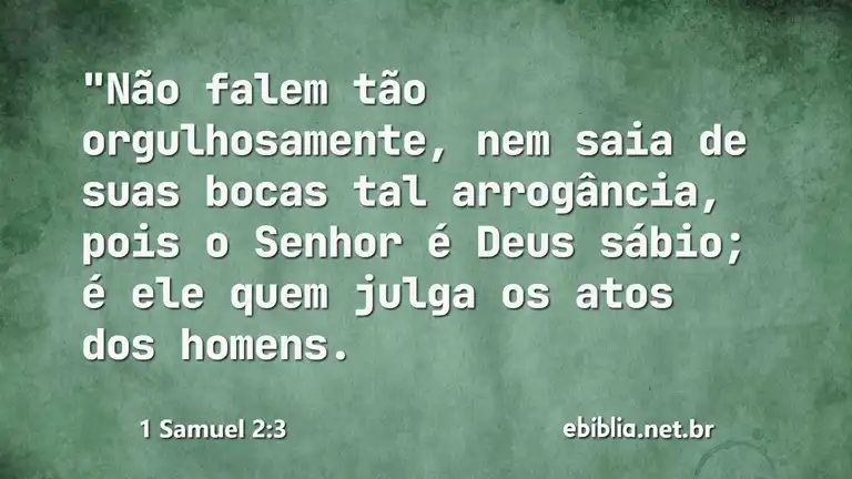 1 Samuel 2:3