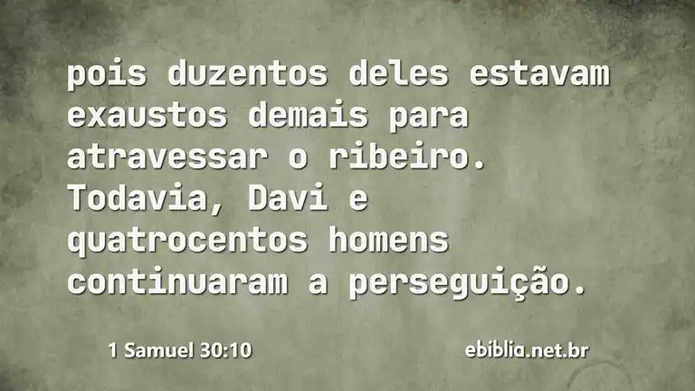 1 Samuel 30:10