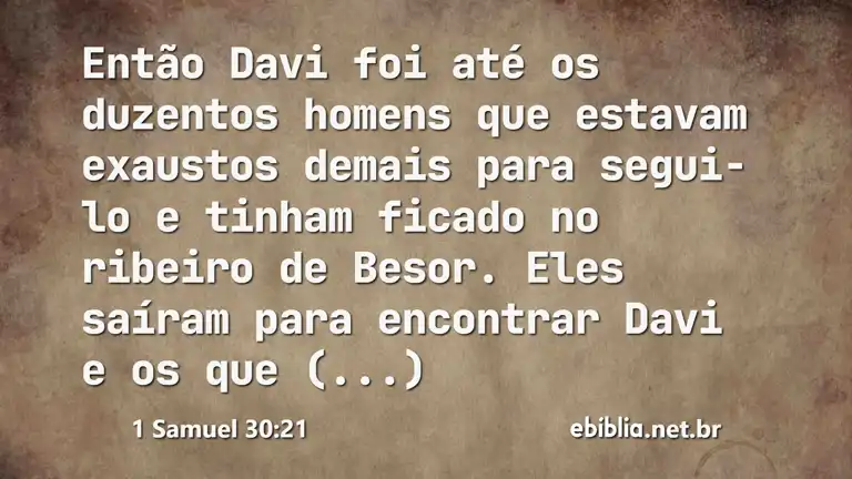 1 Samuel 30:21