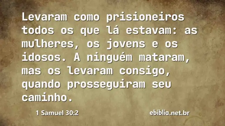 1 Samuel 30:2