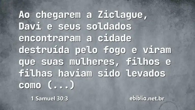 1 Samuel 30:3