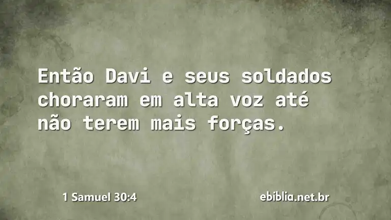 1 Samuel 30:4