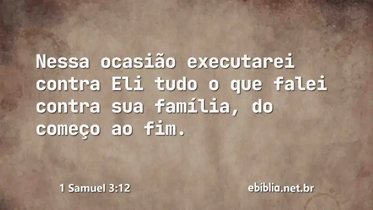 1 Samuel 3:12