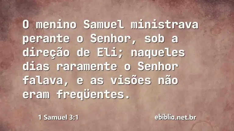 1 Samuel 3:1