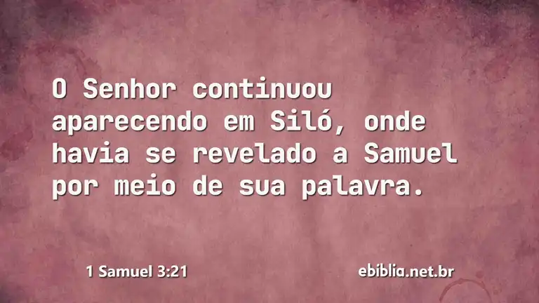 1 Samuel 3:21