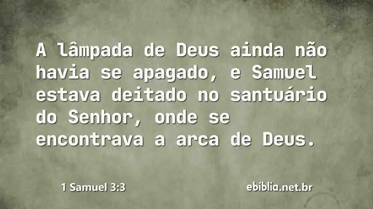 1 Samuel 3:3
