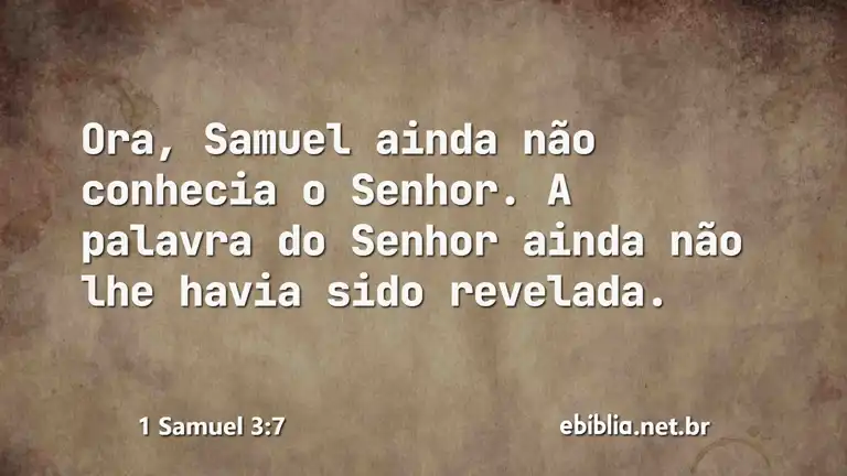 1 Samuel 3:7