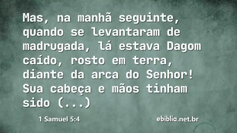 1 Samuel 5:4