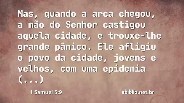 1 Samuel 5:9