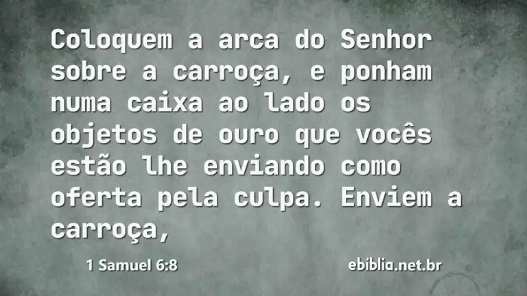 1 Samuel 6:8