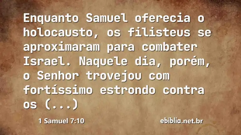 1 Samuel 7:10