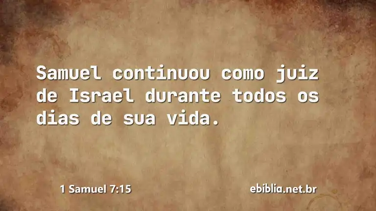 1 Samuel 7:15