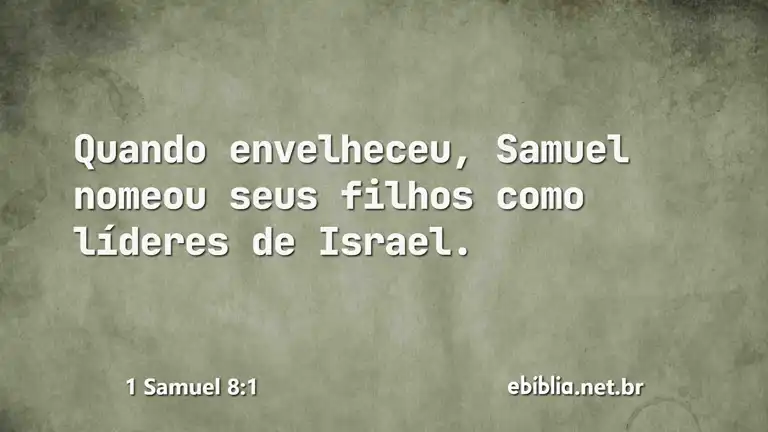 1 Samuel 8:1