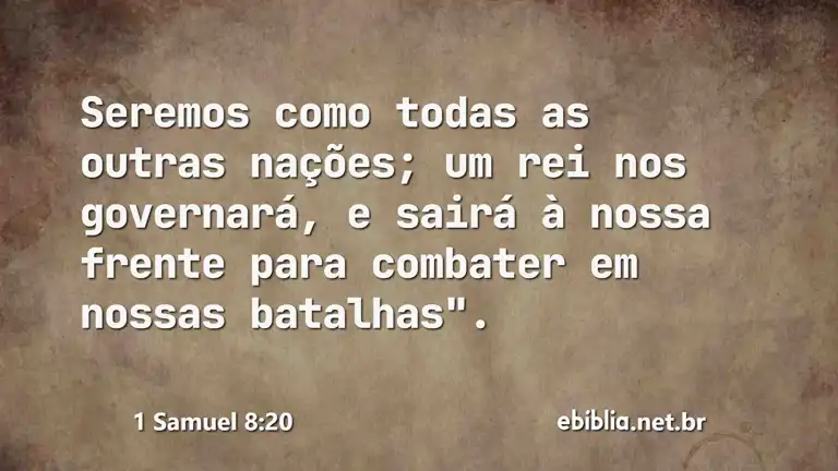 1 Samuel 8:20