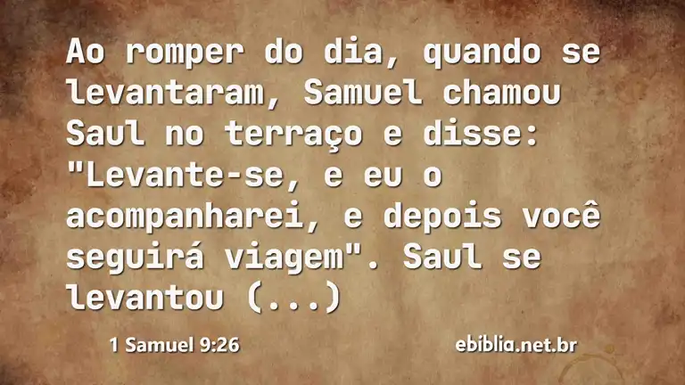 1 Samuel 9:26