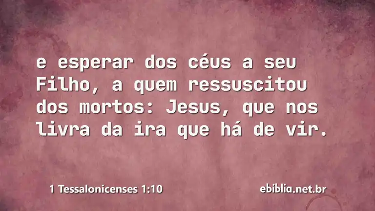 1 Tessalonicenses 1:10