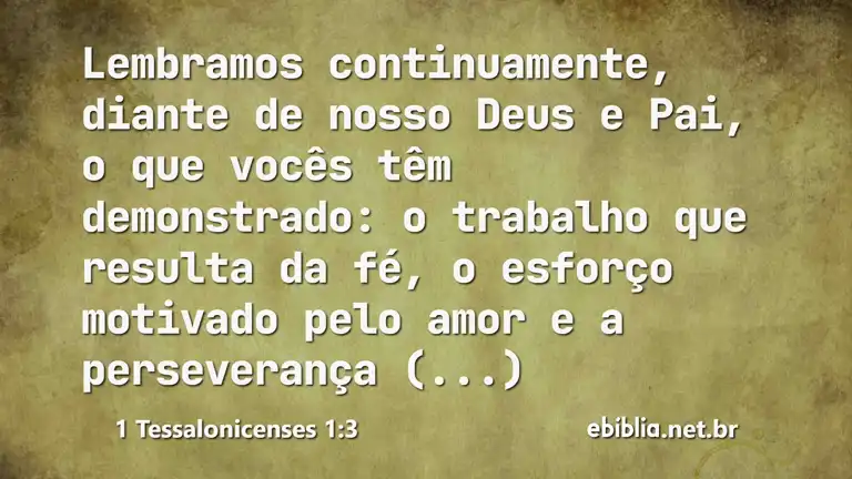 1 Tessalonicenses 1:3