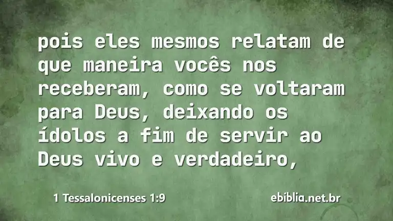 1 Tessalonicenses 1:9