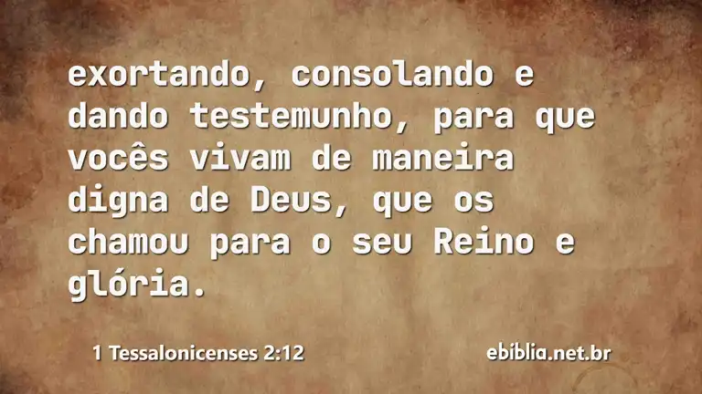 1 Tessalonicenses 2:12