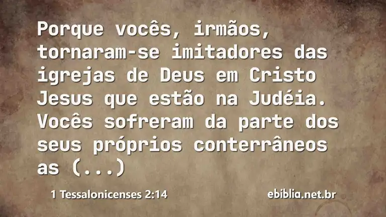 1 Tessalonicenses 2:14