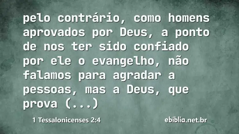 1 Tessalonicenses 2:4