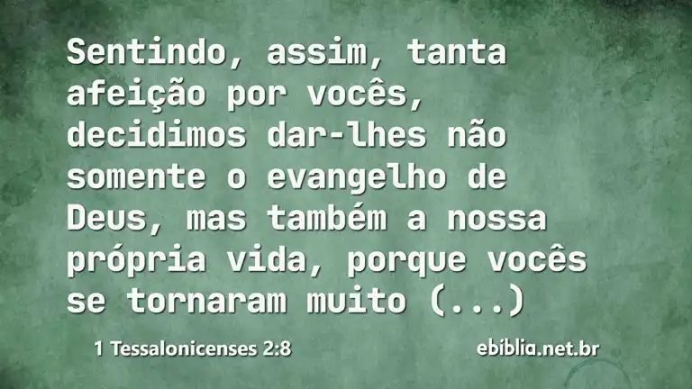 1 Tessalonicenses 2:8