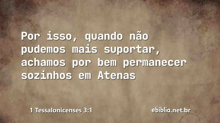 1 Tessalonicenses 3:1