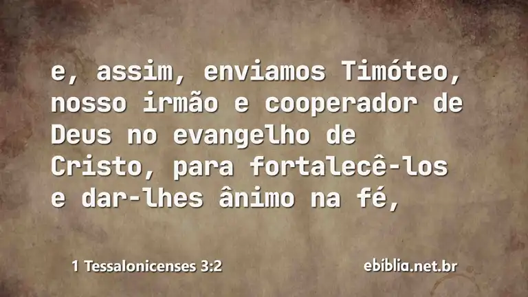 1 Tessalonicenses 3:2