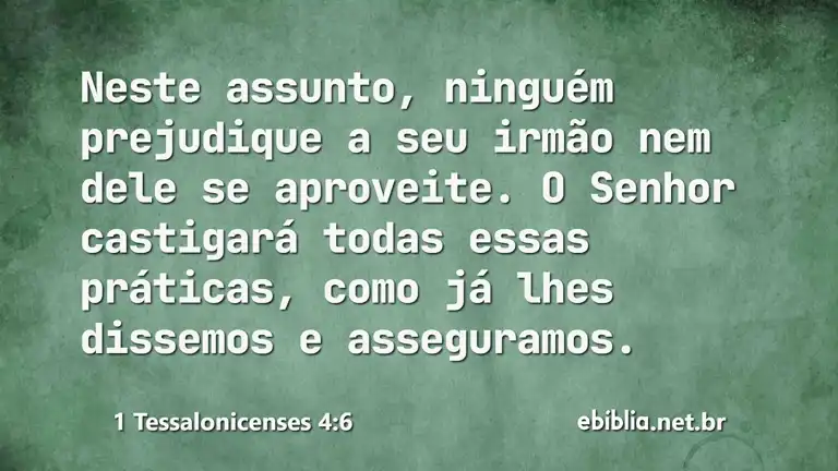 1 Tessalonicenses 4:6