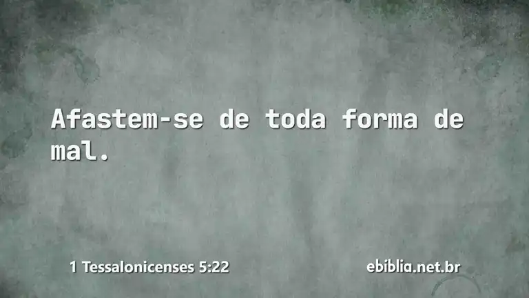 1 Tessalonicenses 5:22