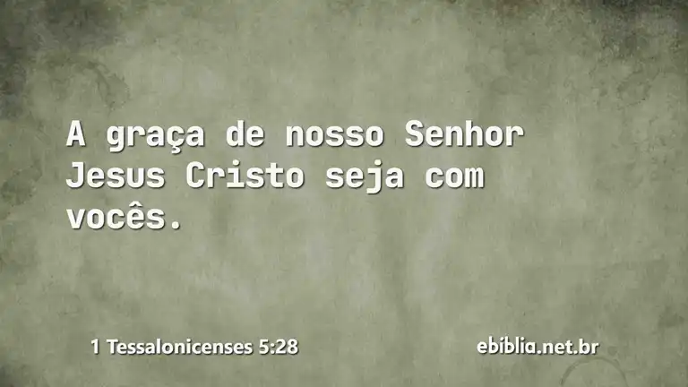 1 Tessalonicenses 5:28