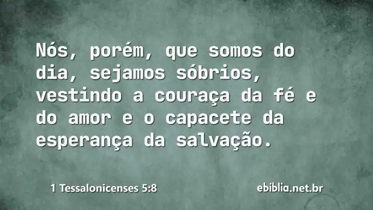 1 Tessalonicenses 5:8