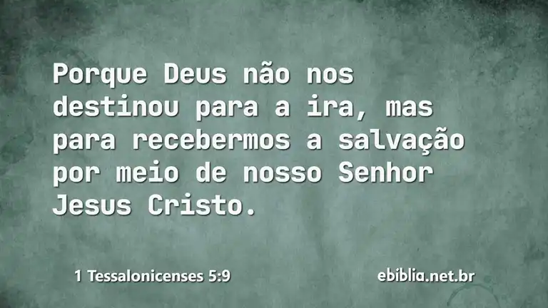 1 Tessalonicenses 5:9