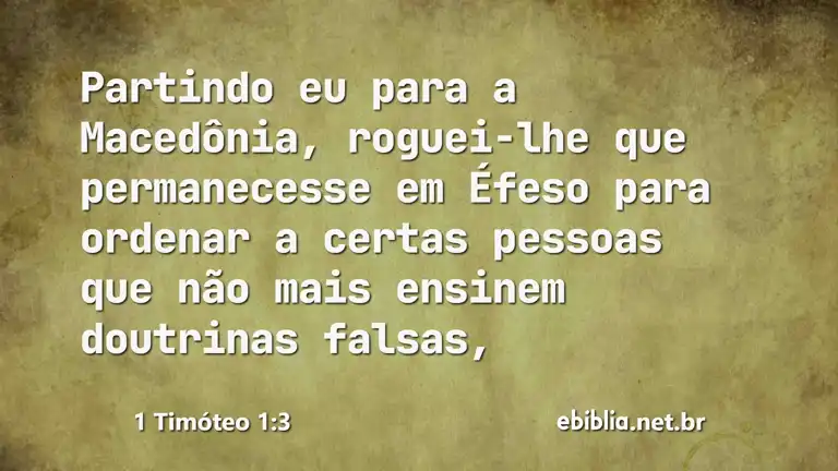 1 Timóteo 1:3